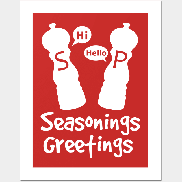 Seasonings Greetings Wall Art by flimflamsam